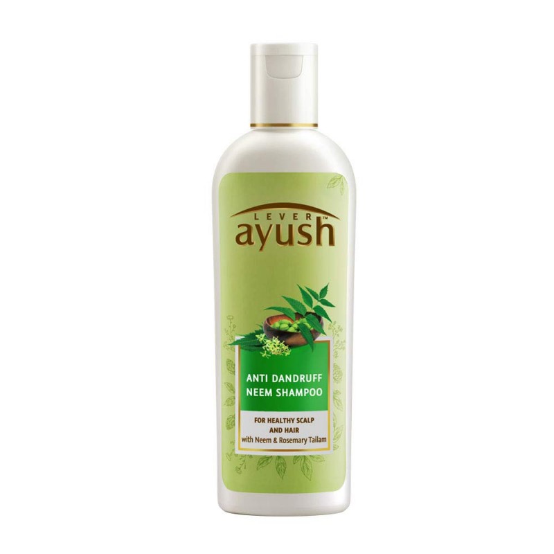 Lever Ayush Anti Dandruff Neem Shampoo, 175ml for Healthy Scalp and Hair